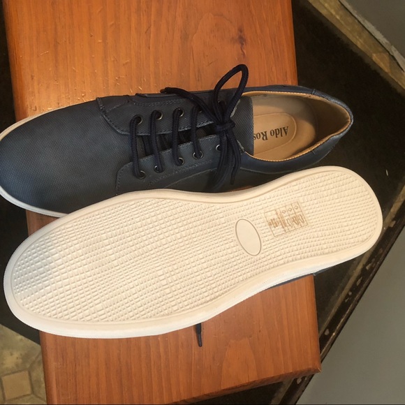 Aldo Rossini Canvas Lace Up Sneakers Size 12 - Picture 4 of 4